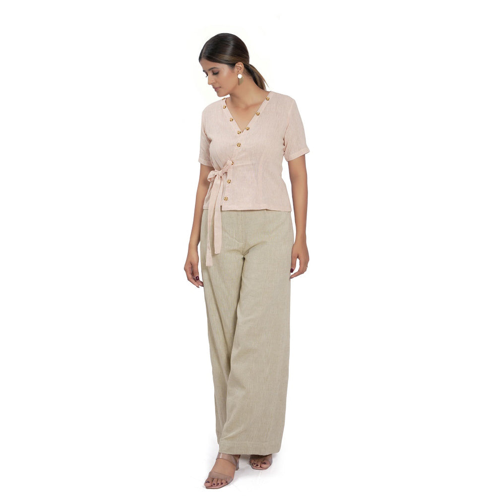 Vana Ethnics Sustainable Pastel Green Pant