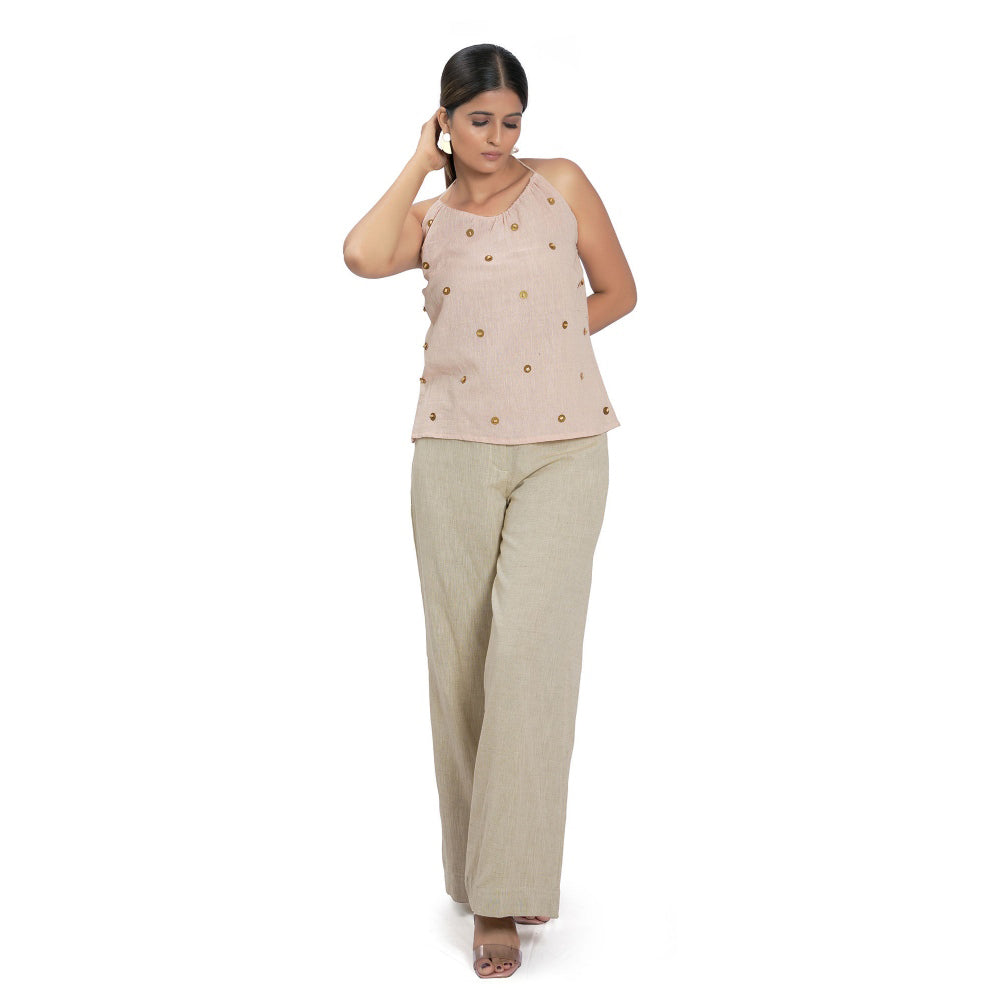 Vana Ethnics Sustainable Pink Cotton Top