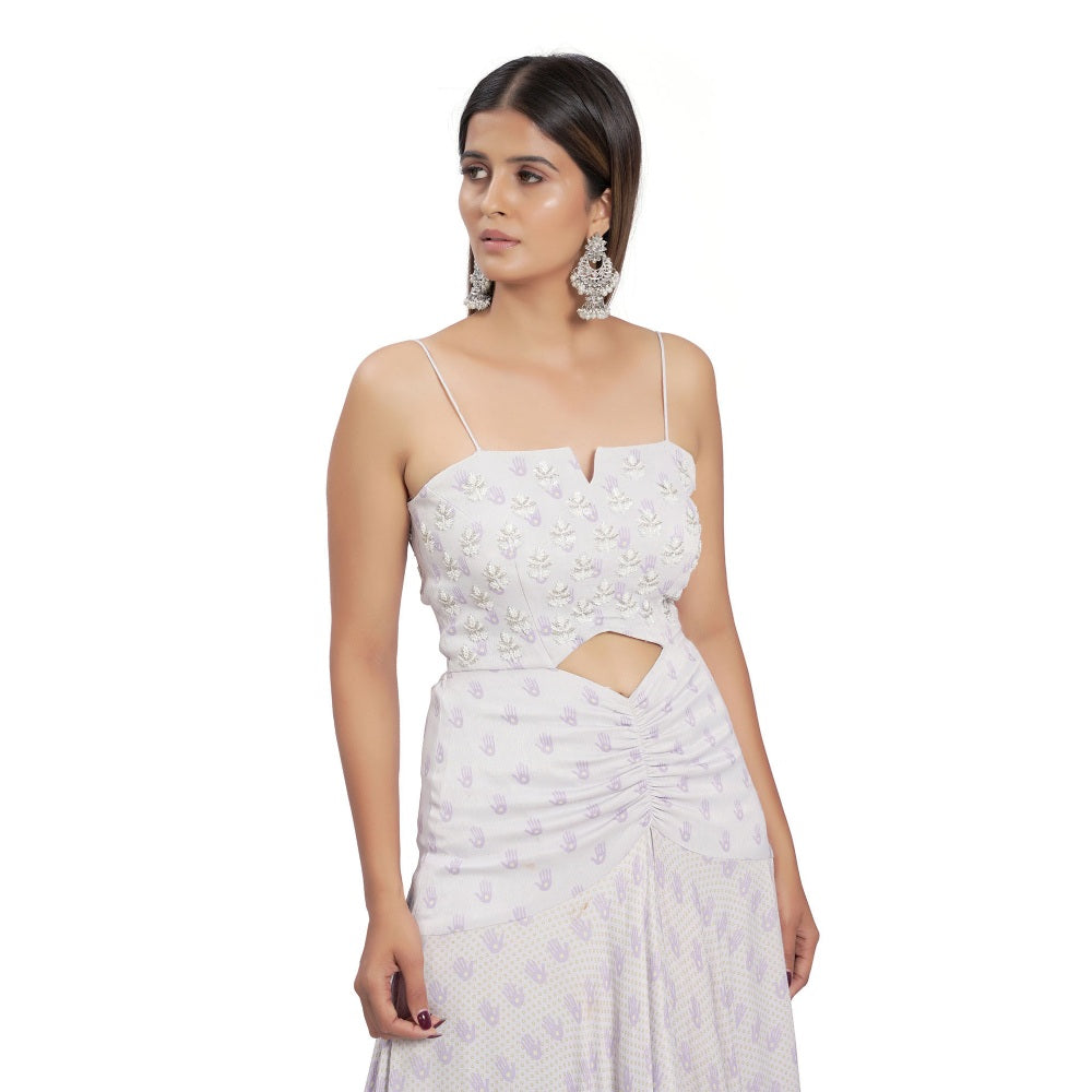 Vana Ethnics Lavender Dress Form Kadakara Collection