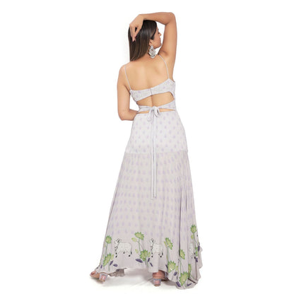 Vana Ethnics Lavender Dress Form Kadakara Collection