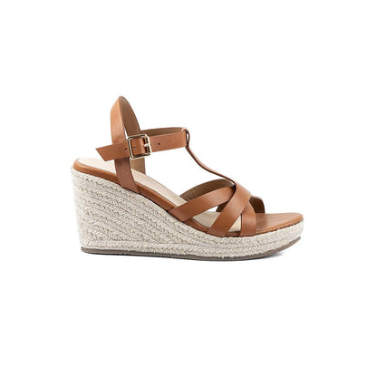 Vanilla Moon Tan Espadrille Wedges