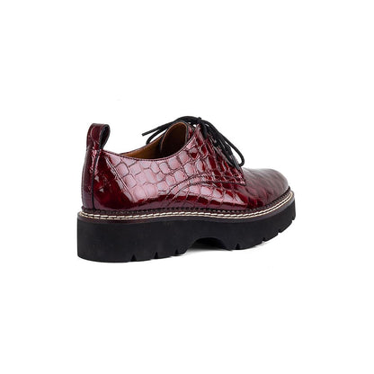 Vanilla Moon Red Lace-up Shoes