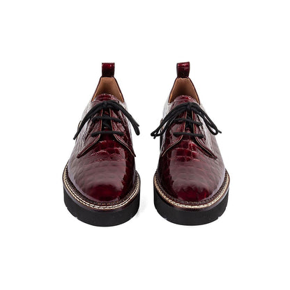 Vanilla Moon Red Lace-up Shoes