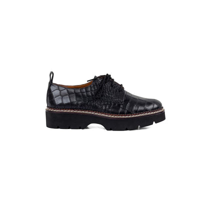 Vanilla Moon Black Lace-up Shoes