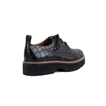 Vanilla Moon Black Lace-up Shoes