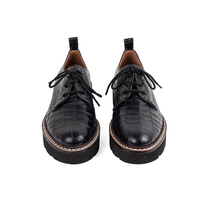 Vanilla Moon Black Lace-up Shoes