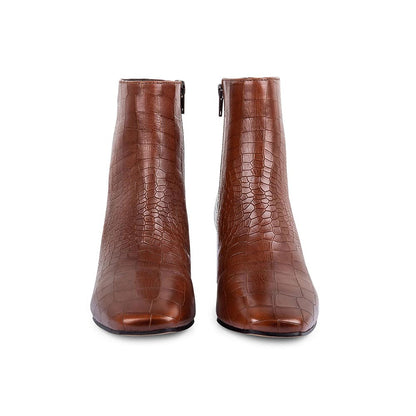 Vanilla Moon Tan Ankle Boots