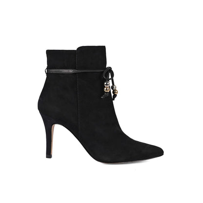 Vanilla Moon Black Solid & Plain Casual Boots