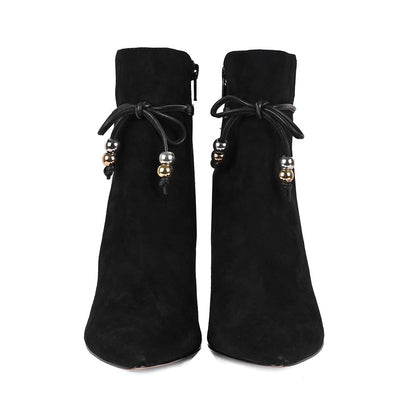 Vanilla Moon Black Solid & Plain Casual Boots