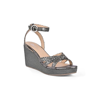 Vanilla Moon Heels Pewter Woven