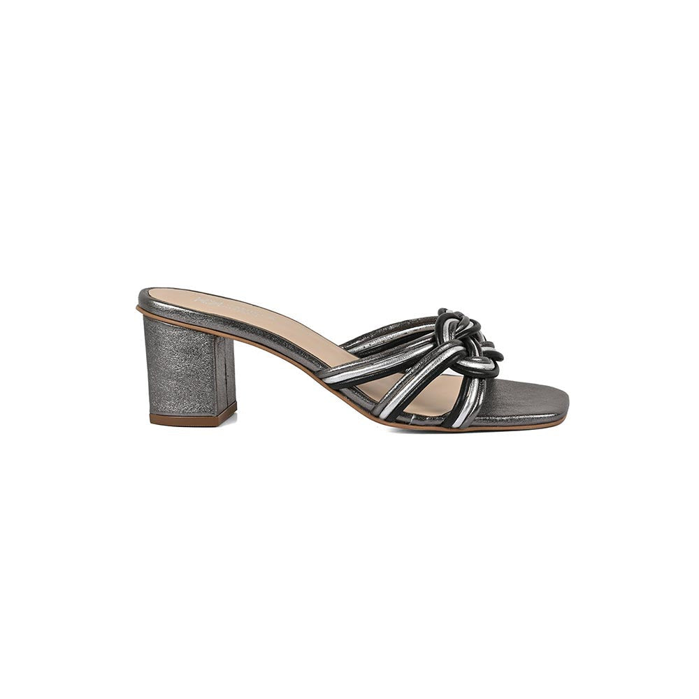 Vanilla Moon Heels Pewter Solid/Plain