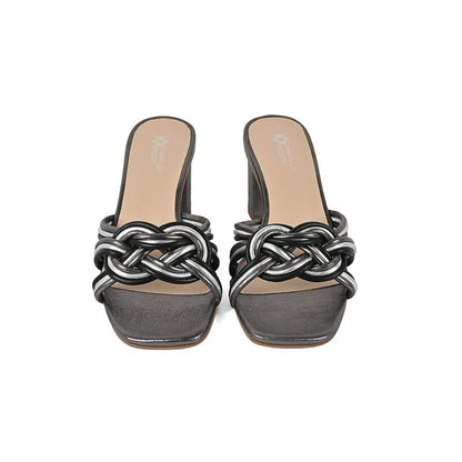 Vanilla Moon Heels Pewter Solid/Plain