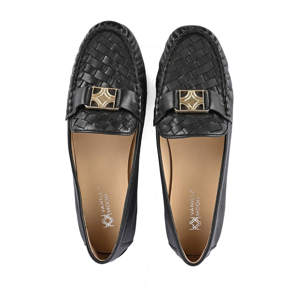 Vanilla Moon Flats Black Textured