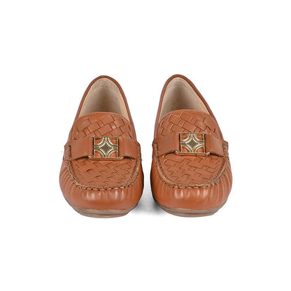 Vanilla Moon Flats Tan Textured