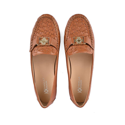 Vanilla Moon Flats Tan Textured
