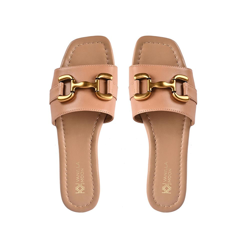 Vanilla Moon Tan Solid Flats