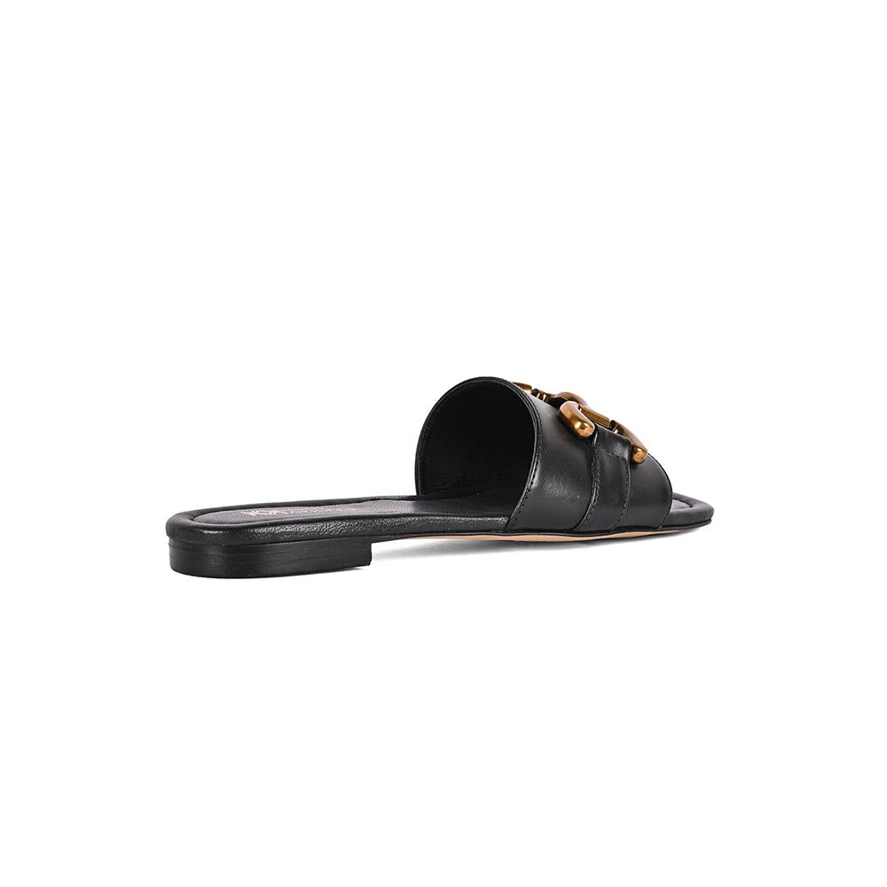 Vanilla Moon Black Solid Flats