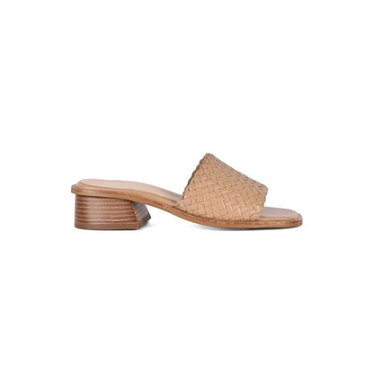 Vanilla Moon Beige Solid Heels