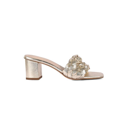 Vanilla Moon Gold Solid Heels