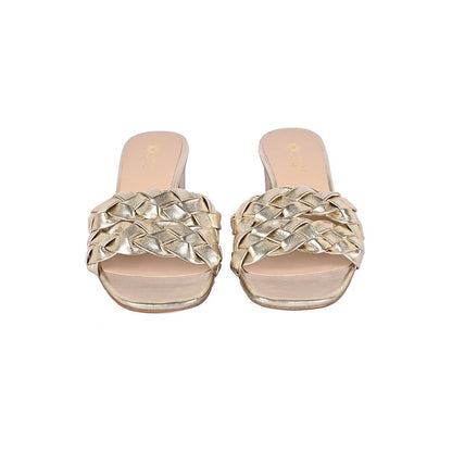 Vanilla Moon Gold Solid Heels