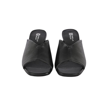 Vanilla Moon Black Solid Heels