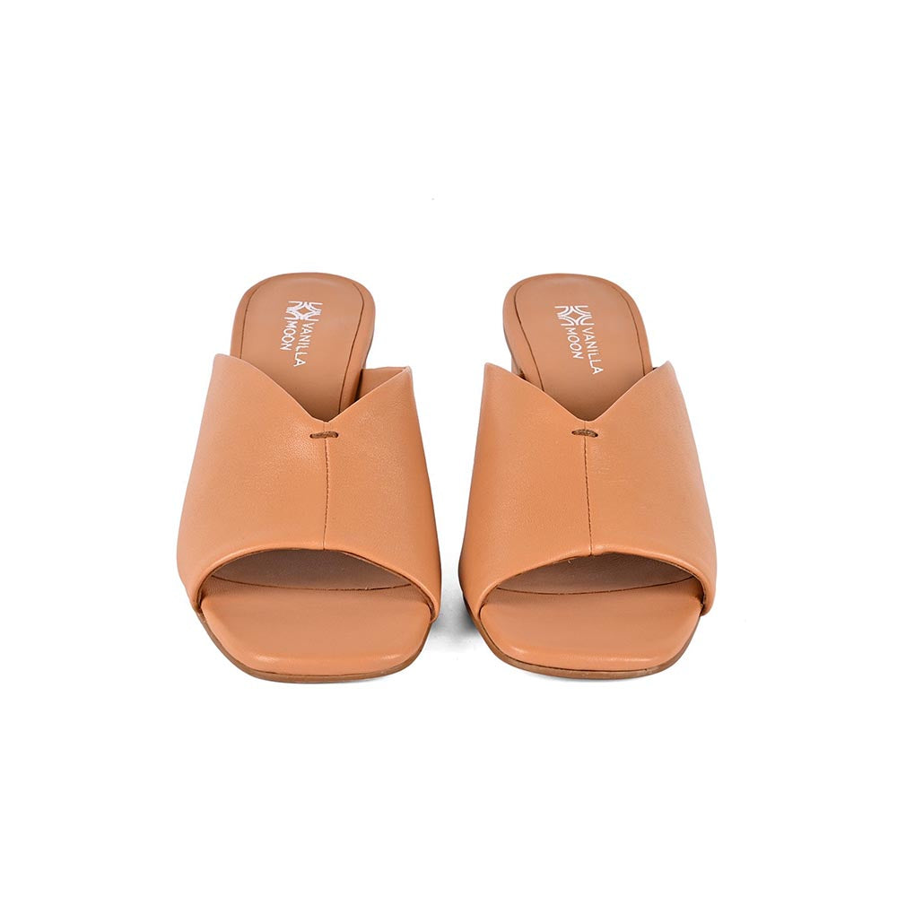 Vanilla Moon Tan Solid Heels