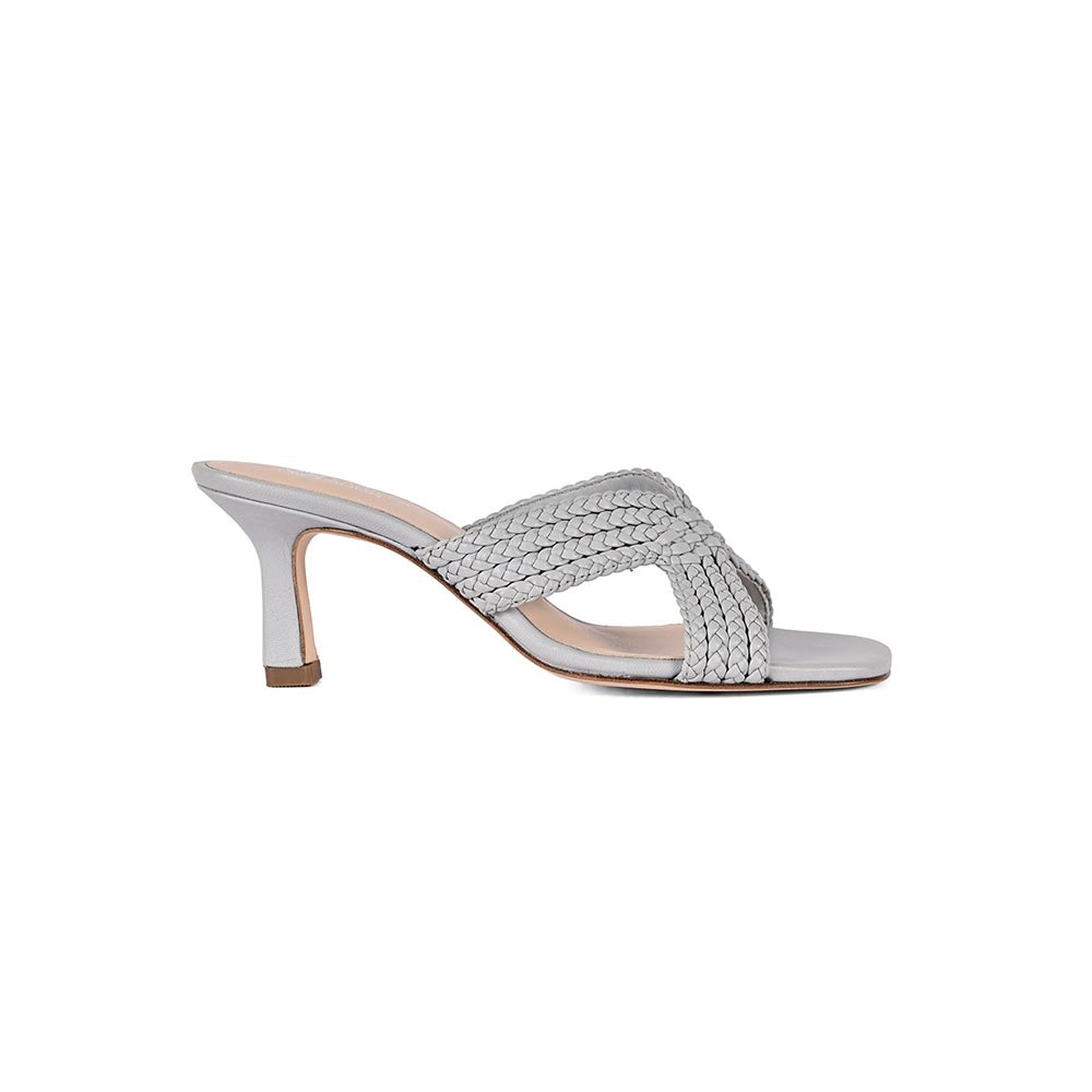 Vanilla Moon Grey Woven Heels