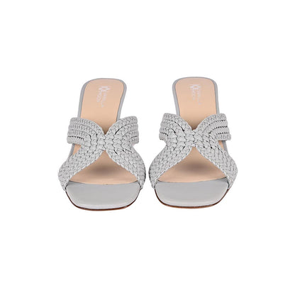 Vanilla Moon Grey Woven Heels