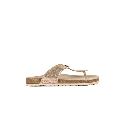 Vanilla Moon Gold Textured Flats