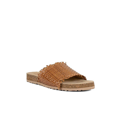 Vanilla Moon Tan Textured Flats