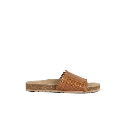 Vanilla Moon Tan Textured Flats