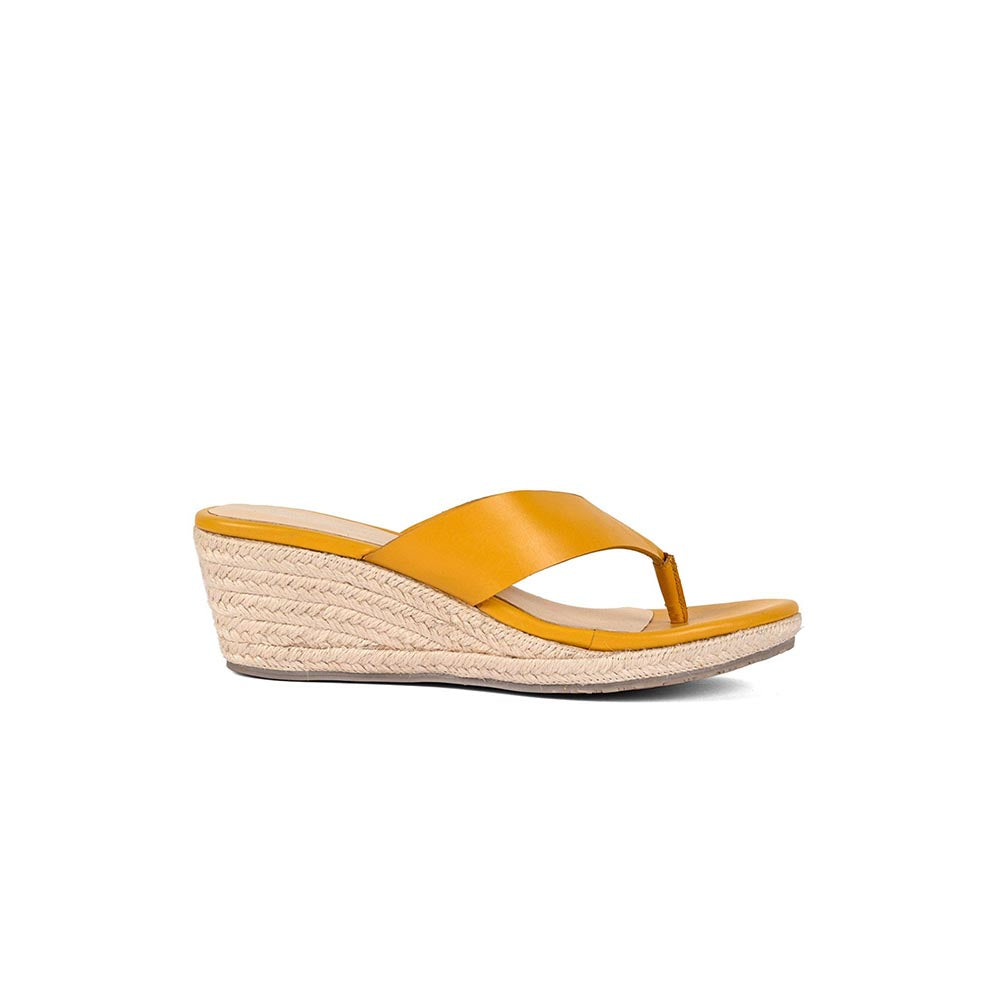 Vanilla Moon Yellow Solid Heels