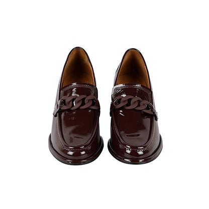 Vanilla Moon Maroon Solid Plain Pumps