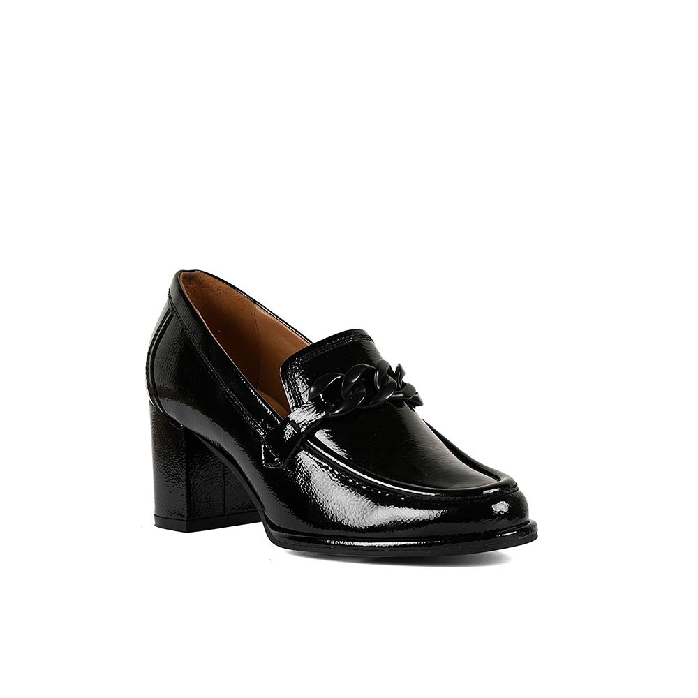 Vanilla Moon Black Solid Plain Pumps