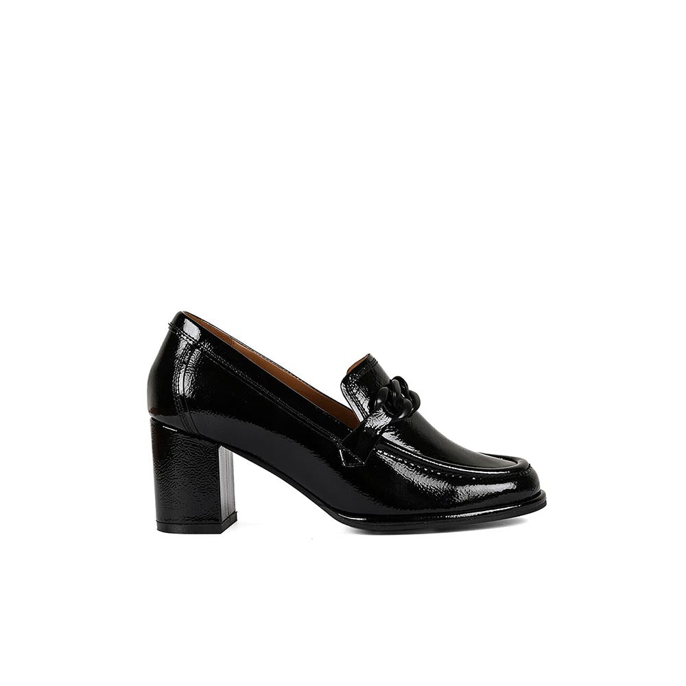 Vanilla Moon Black Solid Plain Pumps