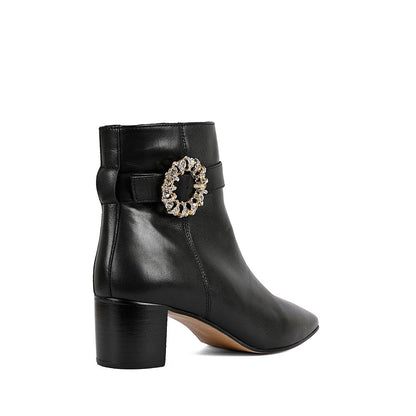 Vanilla Moon Black Solid Plain Chelsea Boots