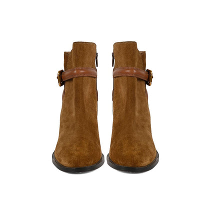 Vanilla Moon Tan Solid Plain Chelsea Boots
