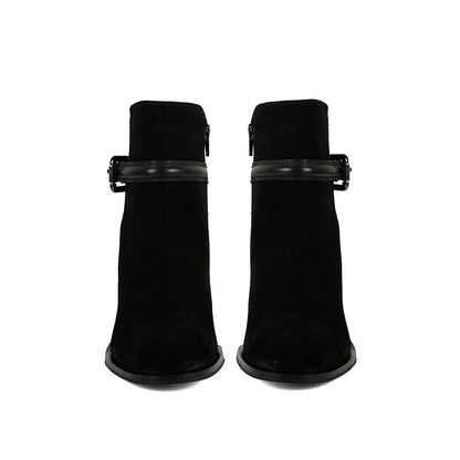 Vanilla Moon Black Solid Plain Chelsea Boots