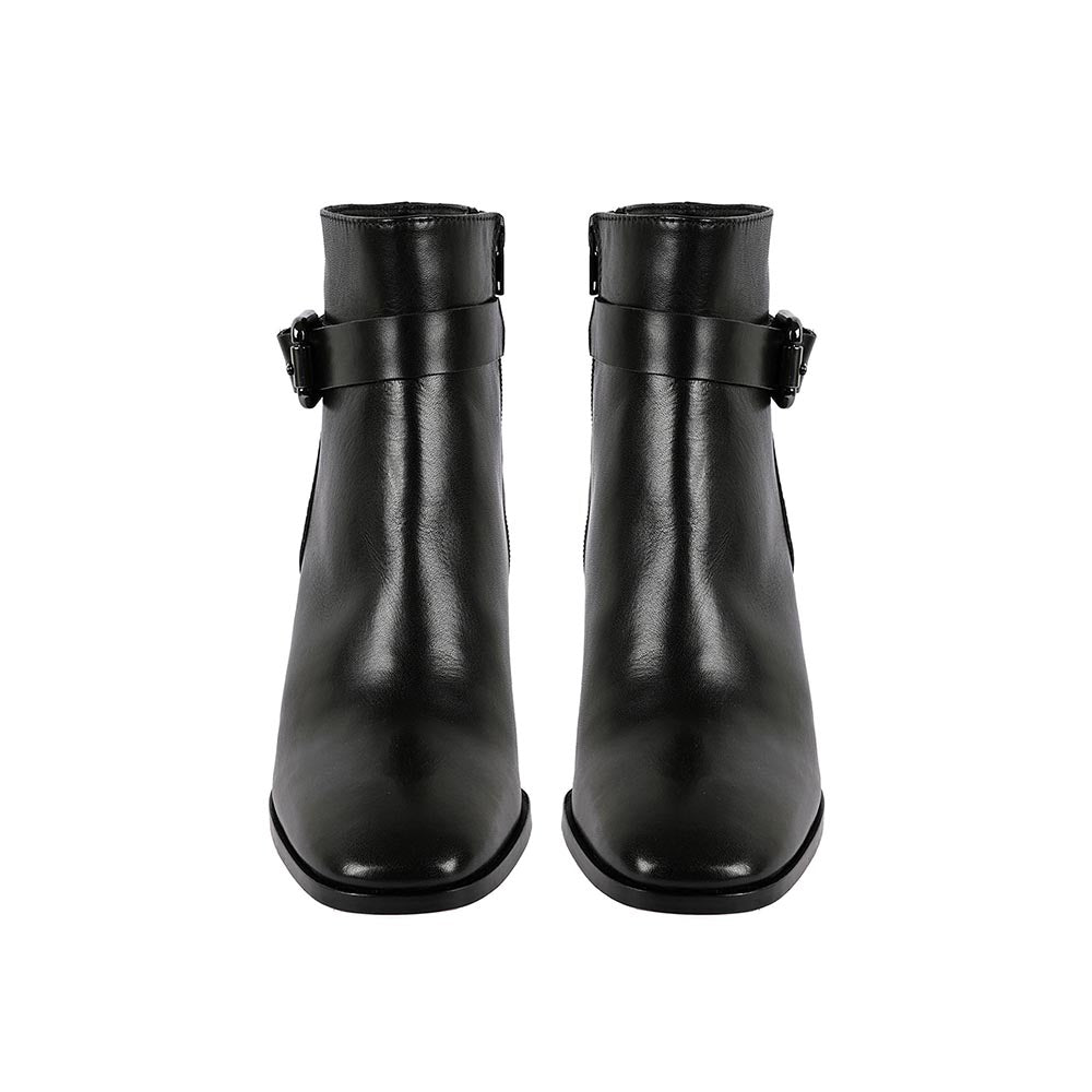 Vanilla Moon Black Solid Plain Chelsea Boots