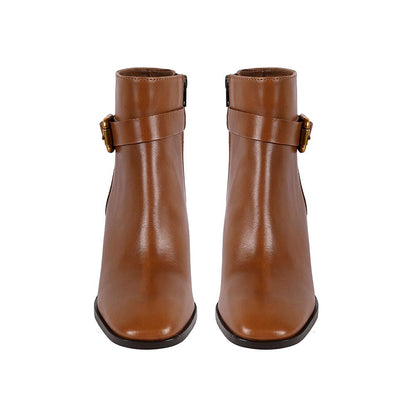 Vanilla Moon Tan Solid Plain Chelsea Boots