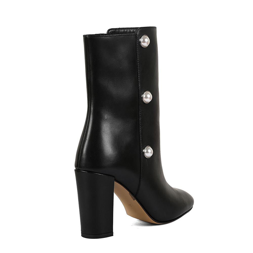 Vanilla Moon Black Solid Plain Chelsea Boots