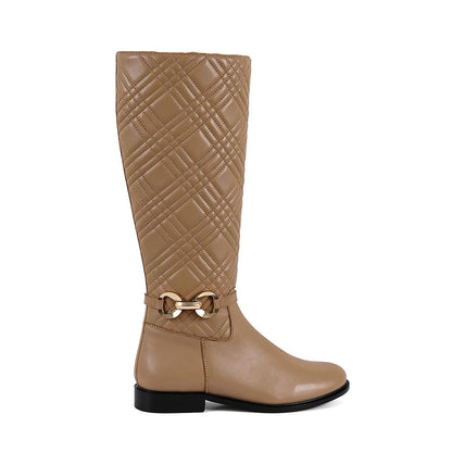 Vanilla Moon Nude Solid Plain Chelsea Boots