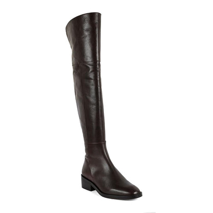 Vanilla Moon Brown Solid Plain Chelsea Boots