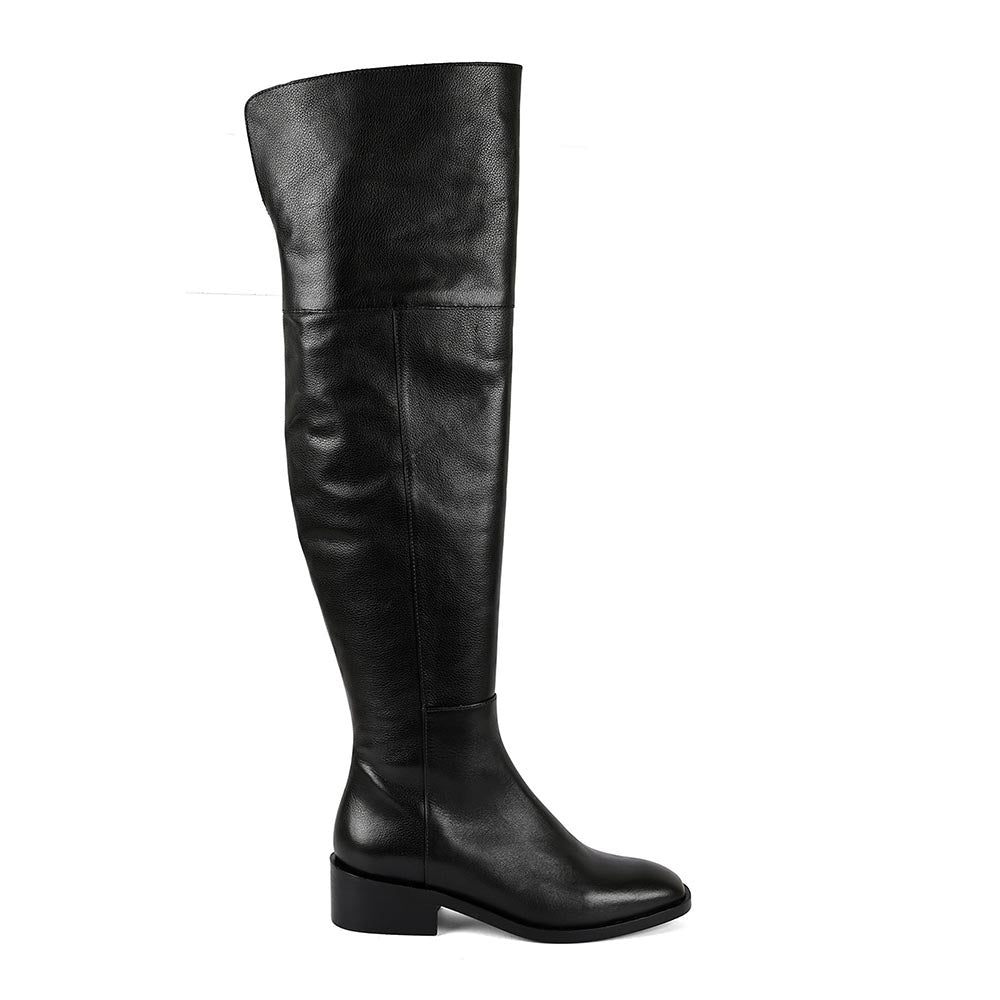 Vanilla Moon Black Solid Plain Chelsea Boots