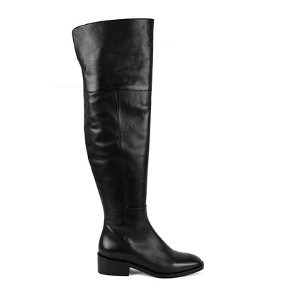 Vanilla Moon Black Solid Plain Chelsea Boots