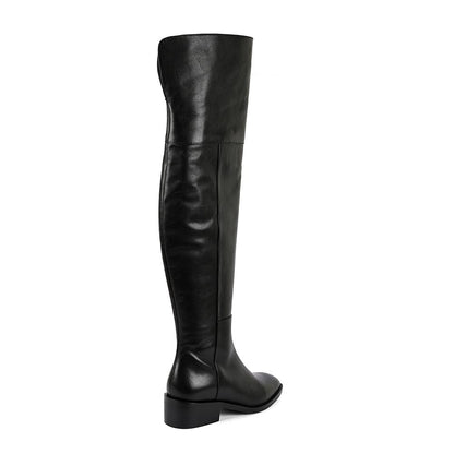 Vanilla Moon Black Solid Plain Chelsea Boots