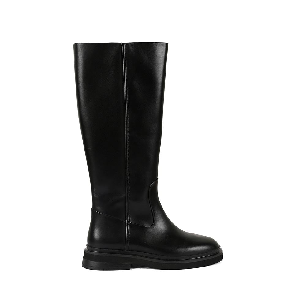 Vanilla Moon Black Solid Plain Chelsea Boots