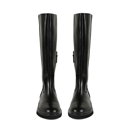 Vanilla Moon Black Solid Plain Chelsea Boots