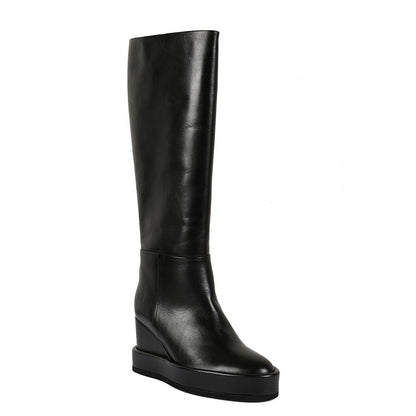 Vanilla Moon Black Solid Plain Chelsea Boots