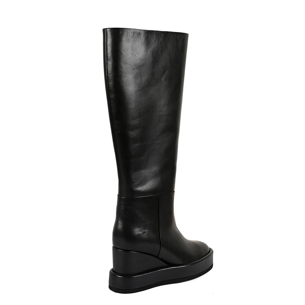 Vanilla Moon Black Solid Plain Chelsea Boots